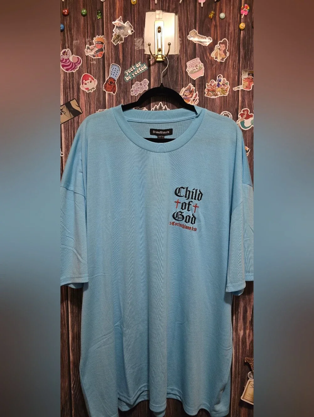 Brandmakers Light Blue 'Child of God' Graphic T-Shirt
